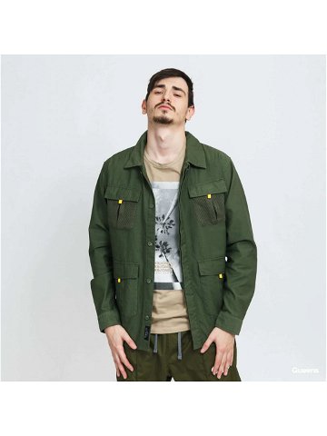 The Quiet Life Military Mesh Shirt Jacket Olive