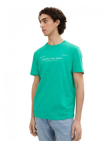 Tom Tailor Denim T-Shirt 1035581 Zelená
