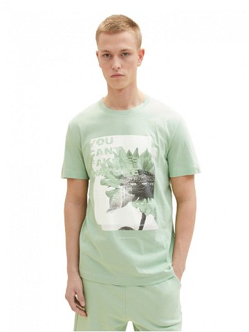 Tom Tailor Denim T-Shirt 1035599 Zelená