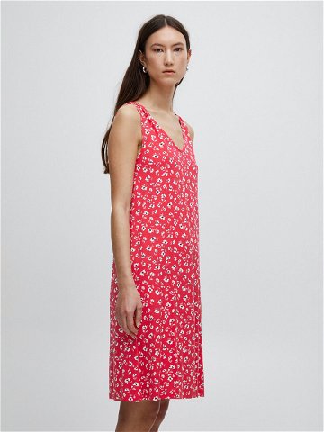 ICHI Letní šaty 20118422 Červená Regular Fit