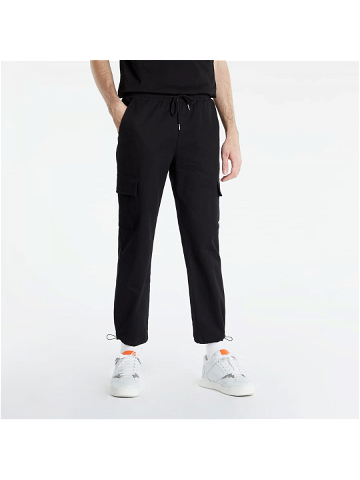 Sixth June Curved Straight Cargo Pants Black