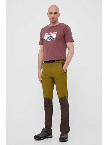Outdoorové kalhoty Viking Sequoi Bamboo zelená barva 900 25 9697