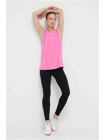Běžecký top adidas by Stella McCartney TruePace růžová barva