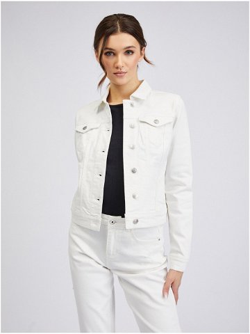 Bílá dámská džínová bunda ORSAY