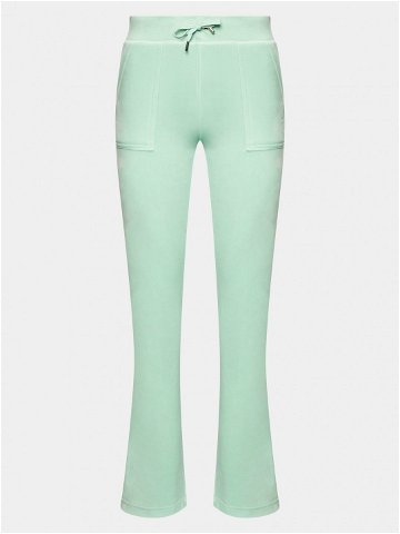 Juicy Couture Teplákové kalhoty Del Ray JCAP180 Zelená Regular Fit