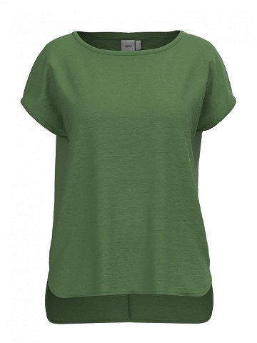 ICHI T-Shirt 20109945 Zelená Regular Fit
