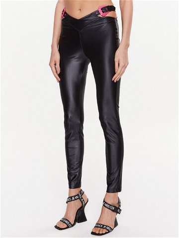 Versace Jeans Couture Legíny 74HAC1A1 Černá Slim Fit