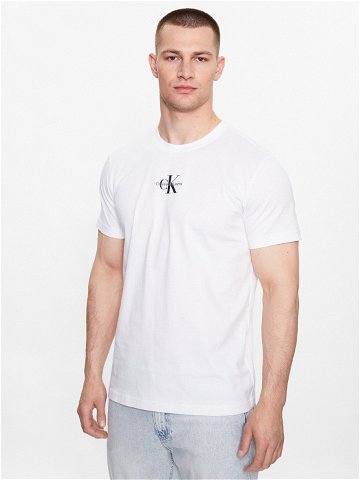 Calvin Klein Jeans T-Shirt J30J323483 Bílá Regular Fit
