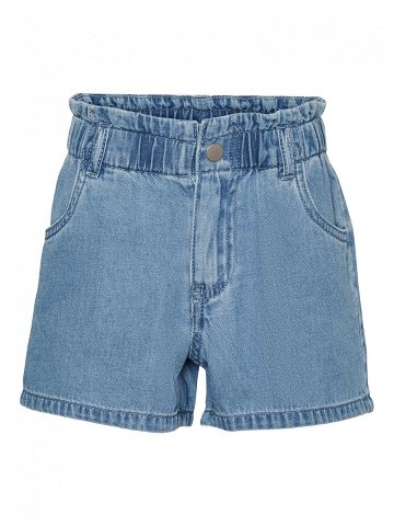 Vero Moda Girl Kalhoty z materiálu 10286434 Modrá Straight Fit