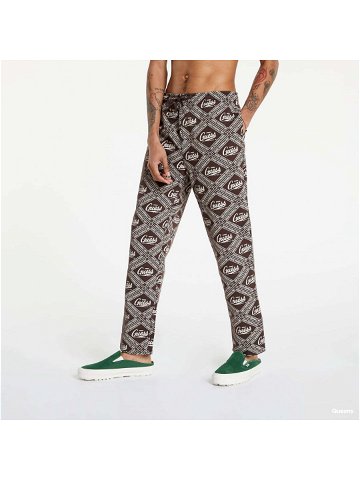 GUESS All Over Logo Sweatpants Brown