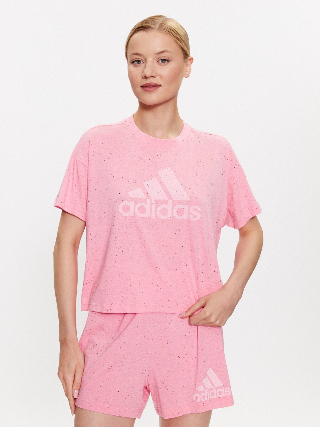 Adidas T-Shirt Future Icons Winners T-Shirt IC0496 Růžová Loose Fit