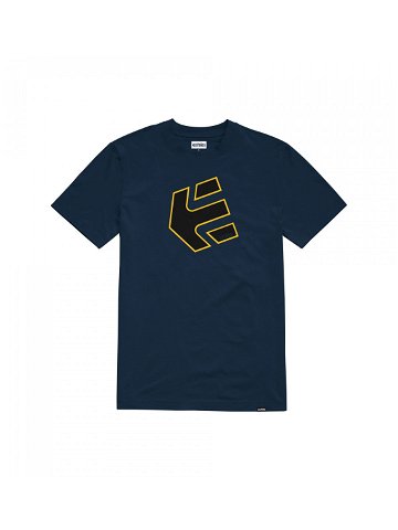 Etnies pánské tričko Crank Tech Navy Black Modrá Velikost XXL