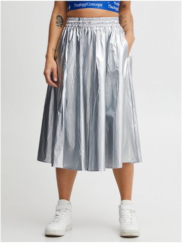 Dámská sukně ve stříbrné barvě The Jogg Concept