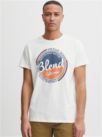 Blend T-Shirt 20715308 Bílá Regular Fit