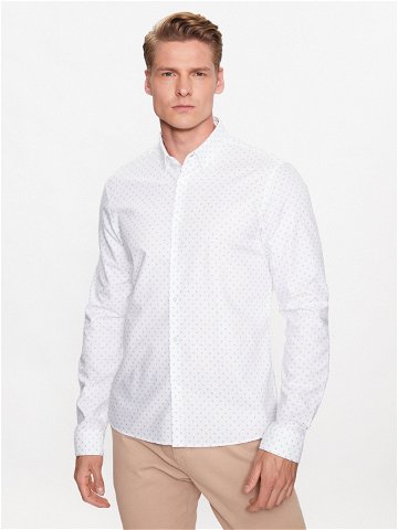 Calvin Klein Košile K10K111621 Bílá Slim Fit