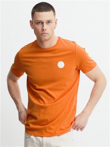 Blend T-Shirt 20715042 Oranžová Regular Fit