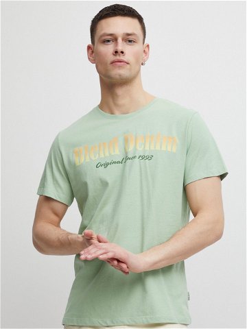Blend T-Shirt 20715332 Zelená Regular Fit