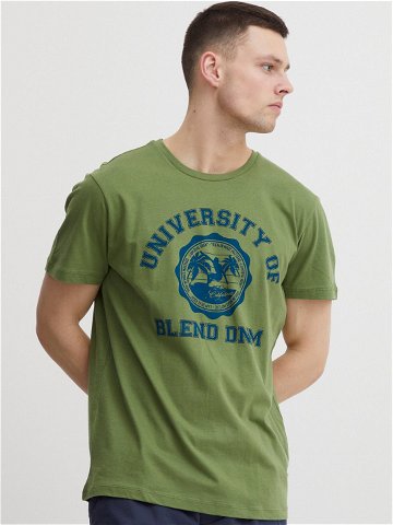 Blend T-Shirt 20715310 Zelená Regular Fit