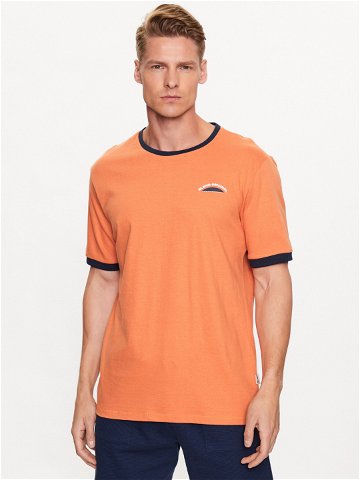 Blend T-Shirt 20715329 Oranžová Regular Fit