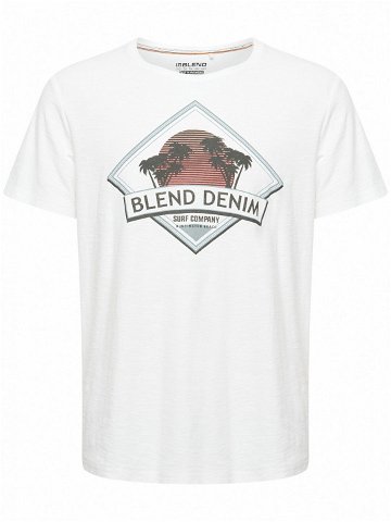 Blend T-Shirt 20715306 Bílá Regular Fit