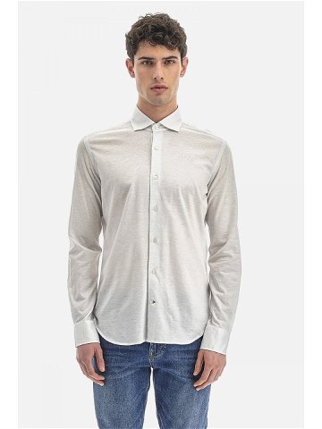 Košile la martina man shirt long sleeves wrinkle bílá 45