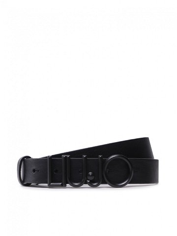 Liu Jo Dámský pásek Cintura 2 5 Cm Fibbia Logo AA3338 P0055 Černá