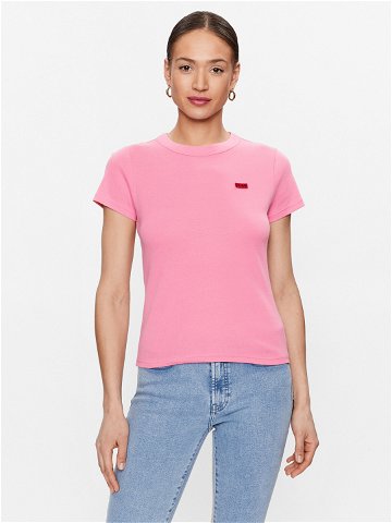 Hugo T-Shirt 50489117 Růžová Regular Fit