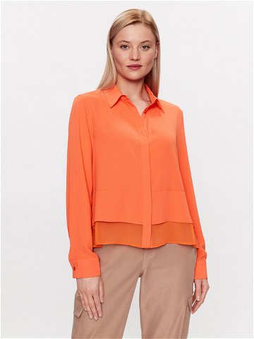 DKNY Košile P3BMAO24 Oranžová Regular Fit