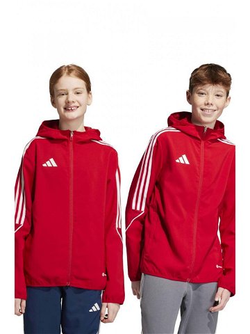 Dětská bunda adidas Performance TIRO23 L WB Y červená barva