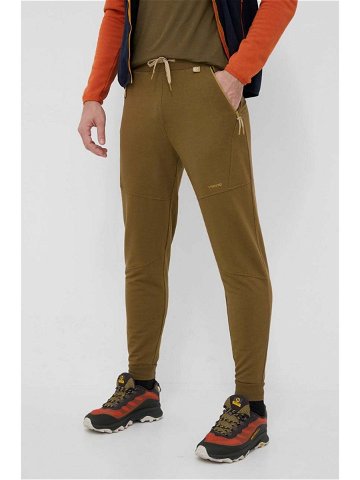 Sportovní kalhoty Viking Hazen Bamboo pánské zelená barva hladké 900 25 9998