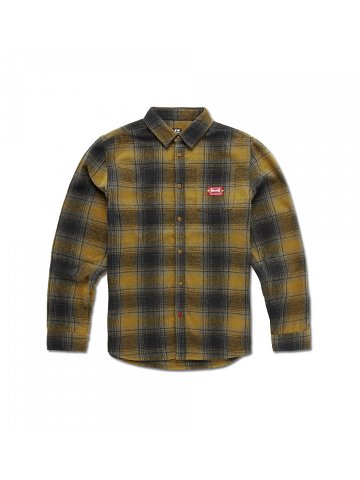 Etnies pánská košile Independent Flannel Tobacco Hnědá Velikost XL