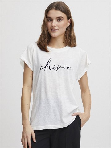 Fransa T-Shirt 20612027 Bílá Regular Fit