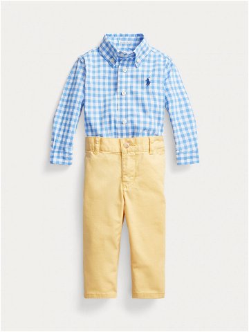 Polo Ralph Lauren komplet koszula i spodnie materialowe 320902172001 Modrá Regular Fit
