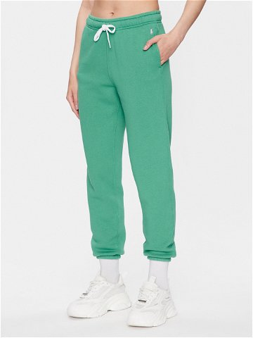 Polo Ralph Lauren Teplákové kalhoty 211891560015 Zelená Regular Fit