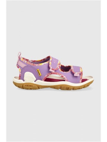 Dětské sandály Keen fialová barva