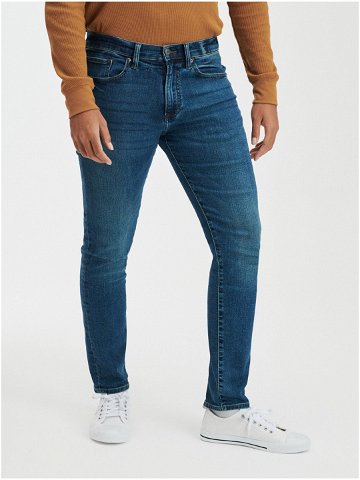 Modré pánské džíny skinny GAP soft new spicewood