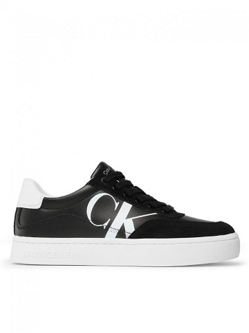 Calvin Klein Jeans Sneakersy Classic Cupsole Laceup Mix Lth YW0YW01057 Černá