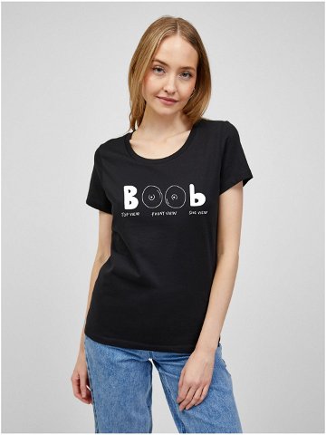 Černé dámské tričko s potiskem ZOOT Original Boob