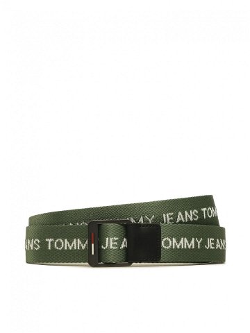 Tommy Jeans Pánský pásek Tjm Baxter 3 5 AM0AM11197 Zelená