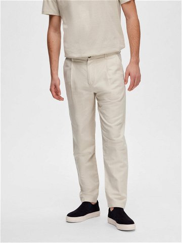 Selected Homme Chino kalhoty 16089420 Šedá Slim Tapered Fit