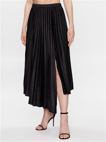DKNY Plisovaná sukně P3ANTQBW Černá Regular Fit