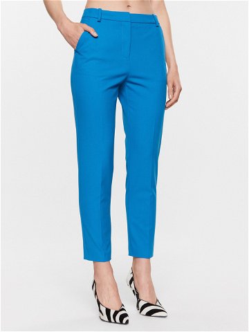 Pinko Kalhoty z materiálu Bello 100155 A0HO Modrá Slim Fit