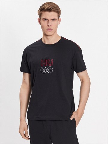 Hugo T-Shirt 50490418 Černá Relaxed Fit