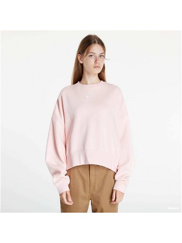 Nike Sportswear Collection Essentials Women s Oversized Fleece Crew Sweatshirt Pink