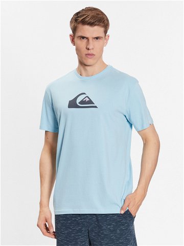 Quiksilver T-Shirt Comp Logo EQYZT06534 Světle modrá Regular Fit