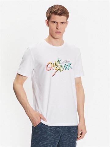 Quiksilver T-Shirt Signature Move EQYZT07223 Bílá Regular Fit