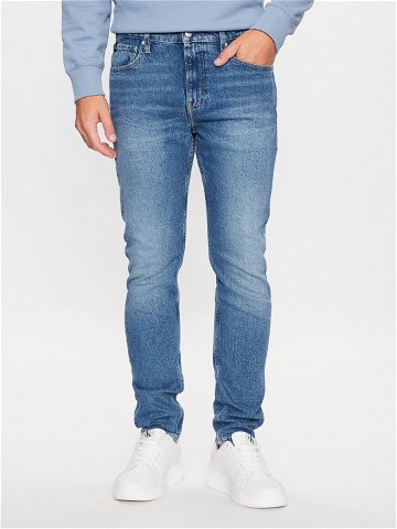 Calvin Klein Jeans Jeansy J30J323367 Tmavomodrá Slim Taper Fit