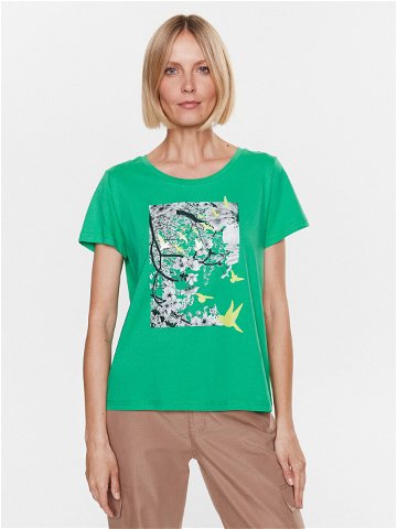 Fransa T-Shirt 20611872 Zelená Regular Fit