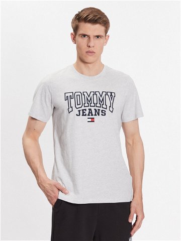 Tommy Jeans T-Shirt Entry Graphic DM0DM16831 Šedá Regular Fit