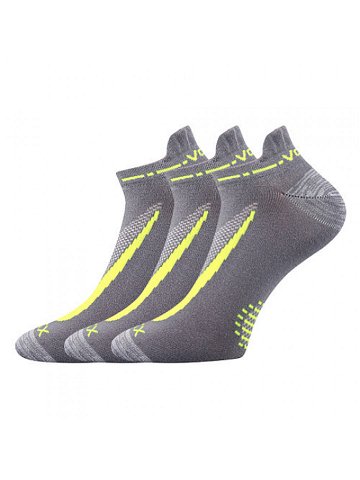 3PACK ponožky VoXX šedé Rex 10 S